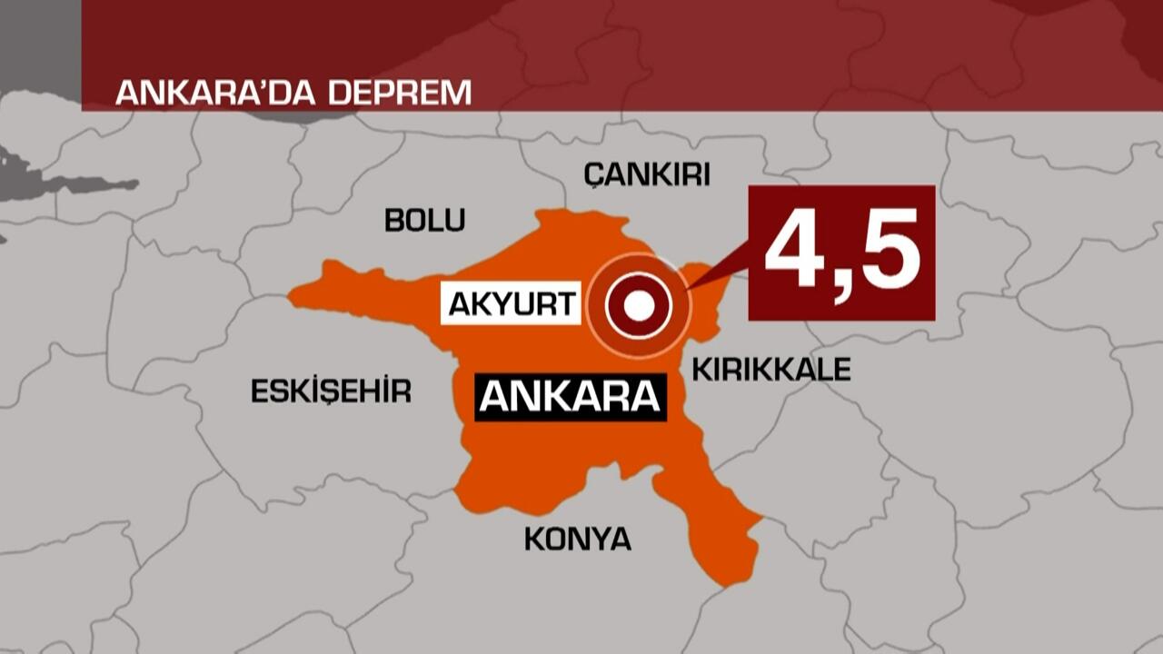Ankara’da Deprem! Büyüklüğü ve Merkezi Belli Oldu!
